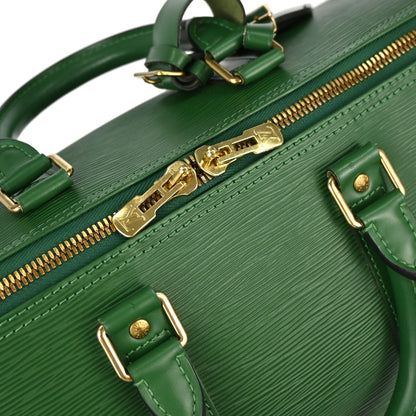 Louis Vuitton Green Epi Keepall 45 Travel Handbag M42974