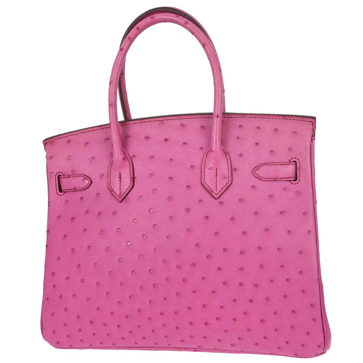 Hermes * Fuchsia Pink Ostrich Birkin 30 Handbag