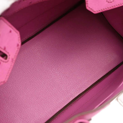 Hermes * Fuchsia Pink Ostrich Birkin 30 Handbag