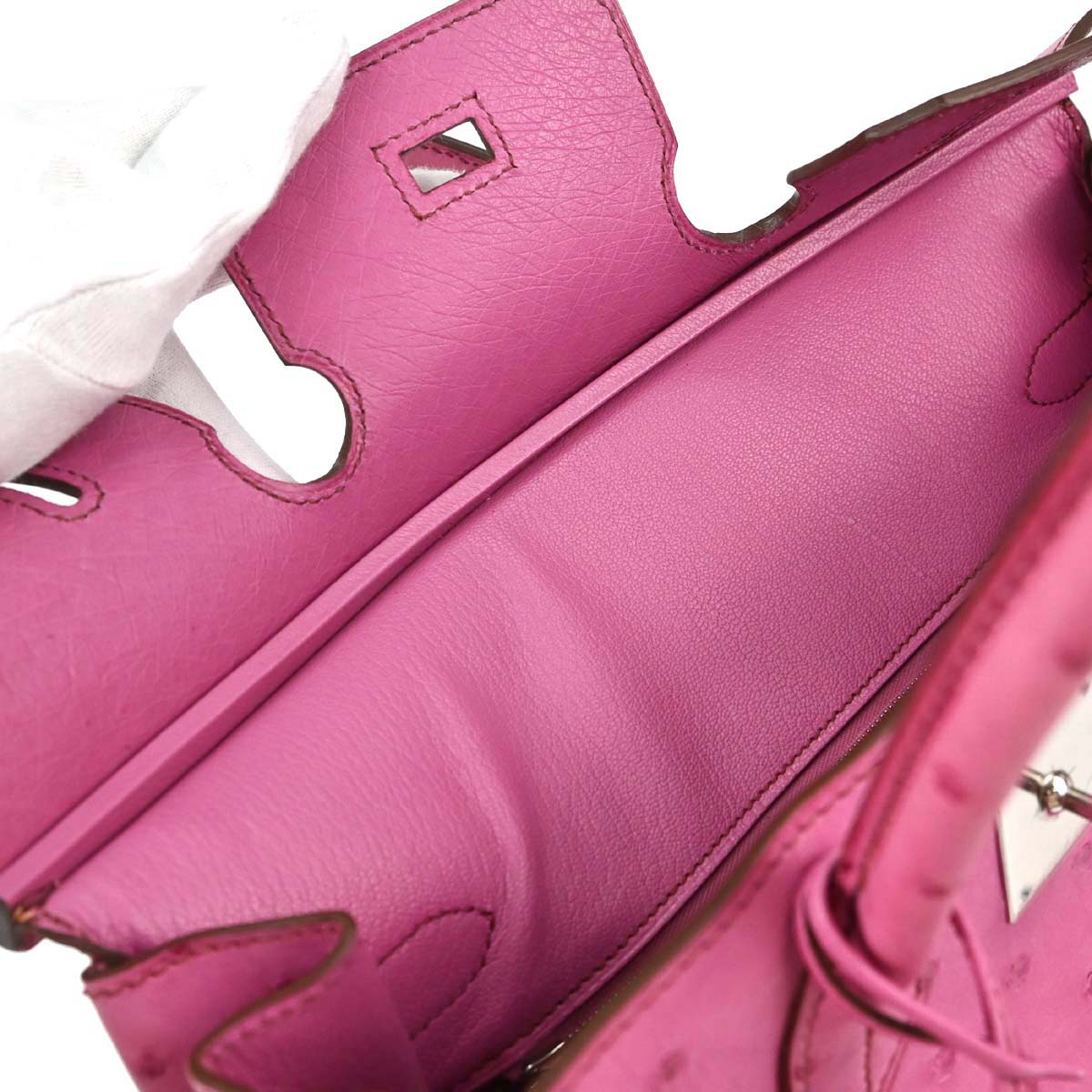 Hermes * Fuchsia Pink Ostrich Birkin 30 Handbag