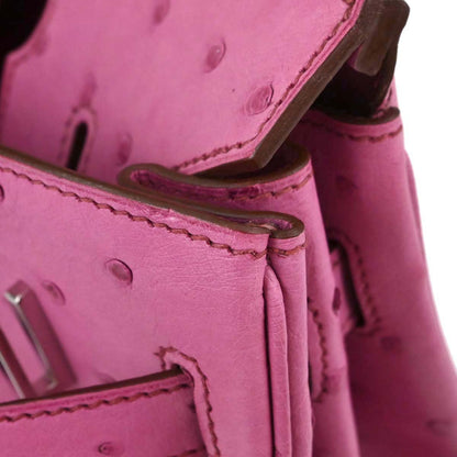 Hermes * Fuchsia Pink Ostrich Birkin 30 Handbag