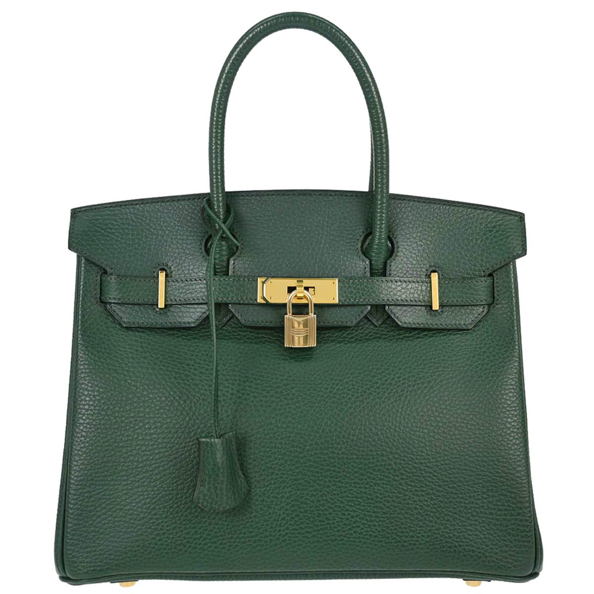Hermes Green Ardennes Birkin 30 Handbag