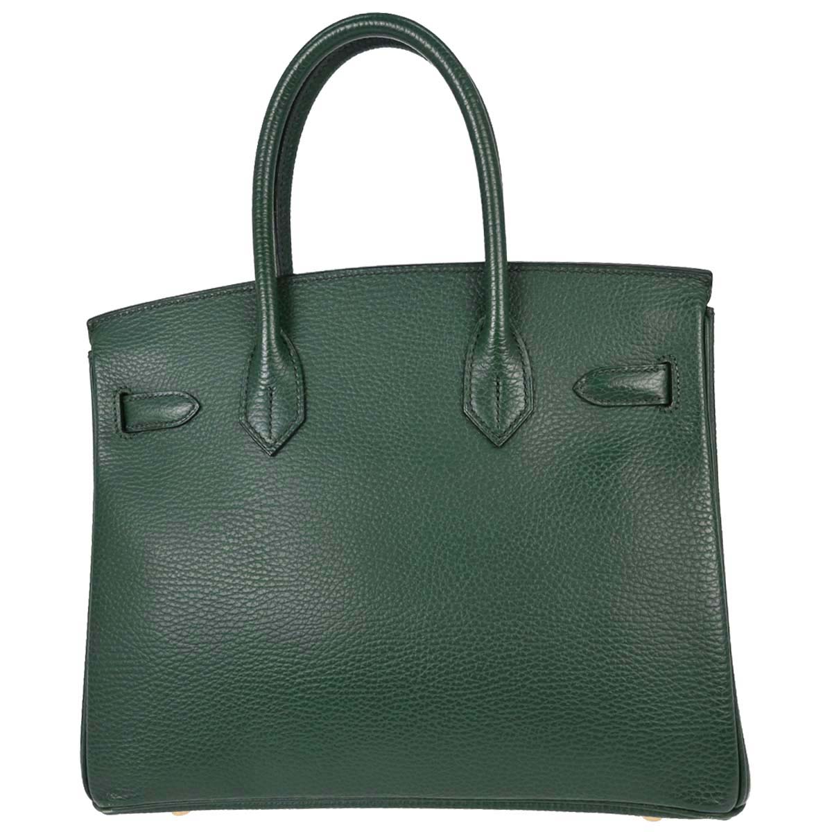 Hermes Green Ardennes Birkin 30 Handbag