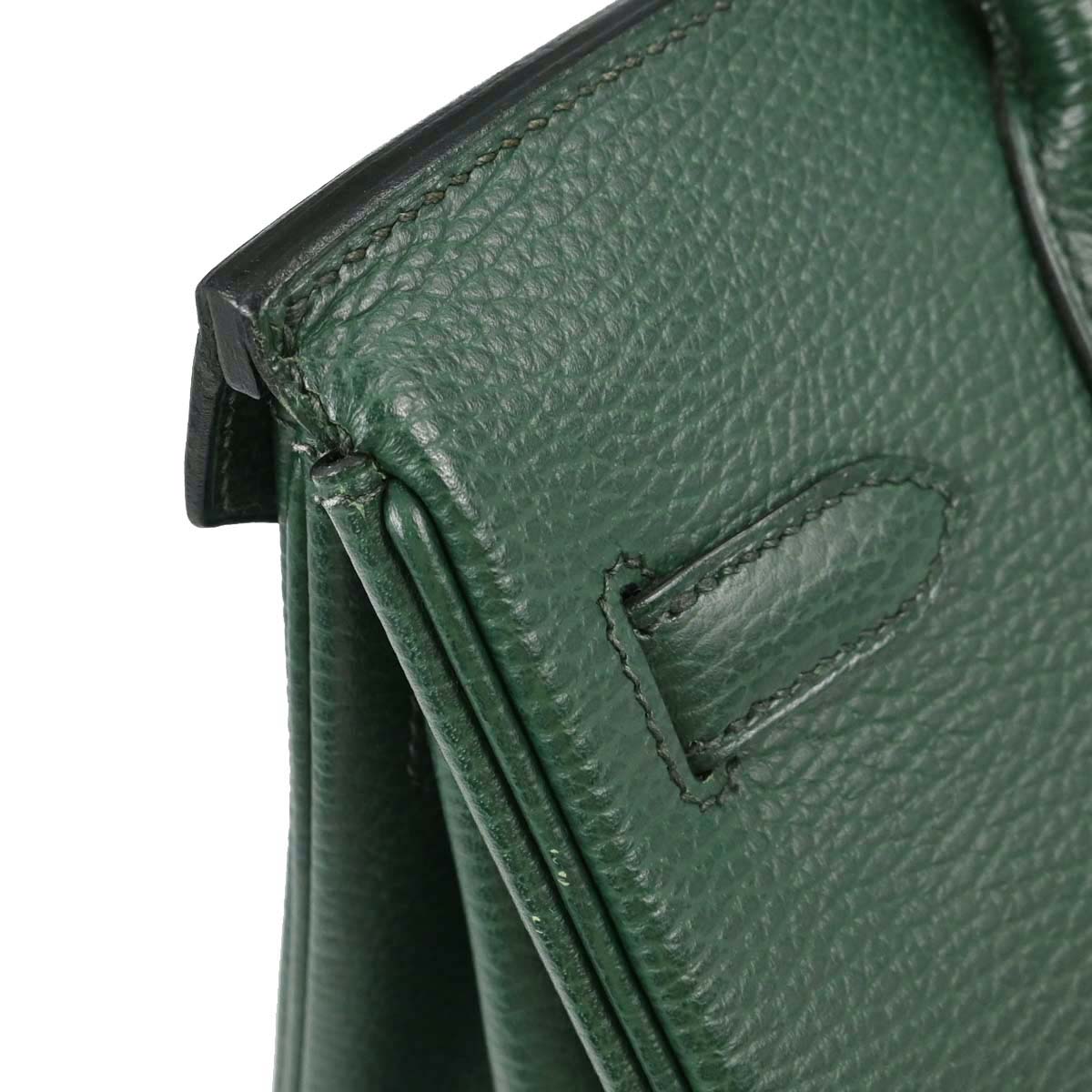 Hermes Green Ardennes Birkin 30 Handbag
