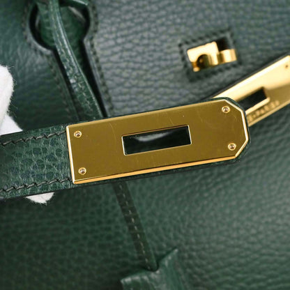 Hermes Green Ardennes Birkin 30 Handbag