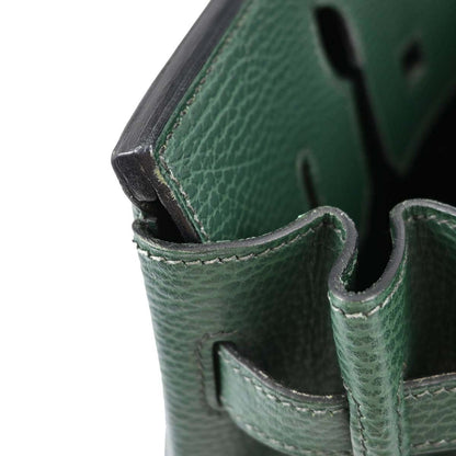 Hermes Green Ardennes Birkin 30 Handbag