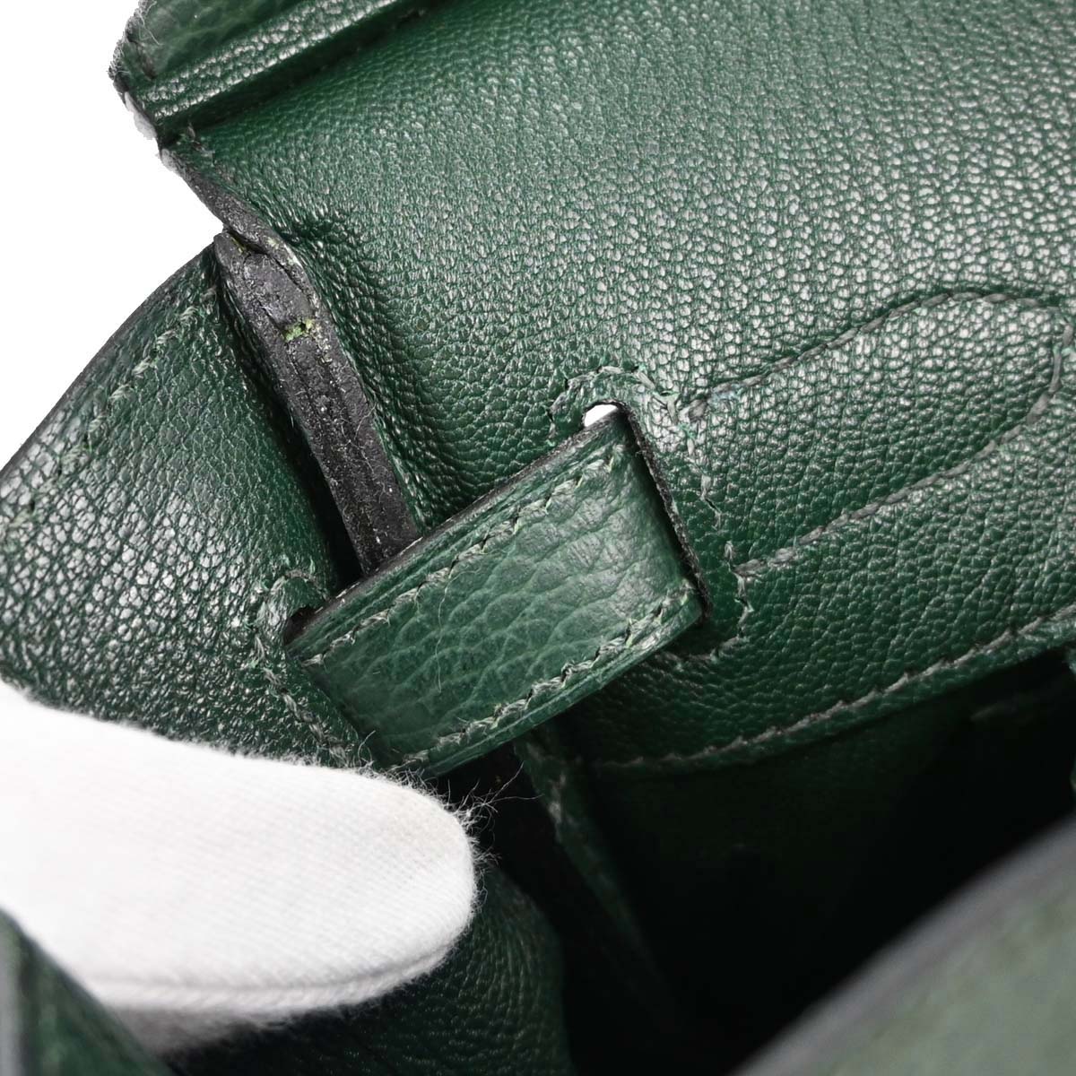 Hermes Green Ardennes Birkin 30 Handbag