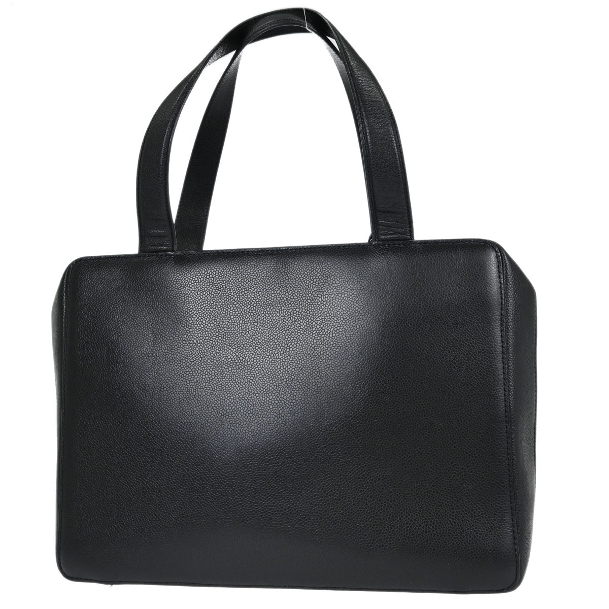 Chanel Black Caviar Skin Briefcase Business Handbag