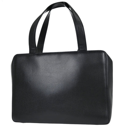 Chanel Black Caviar Skin Briefcase Business Handbag
