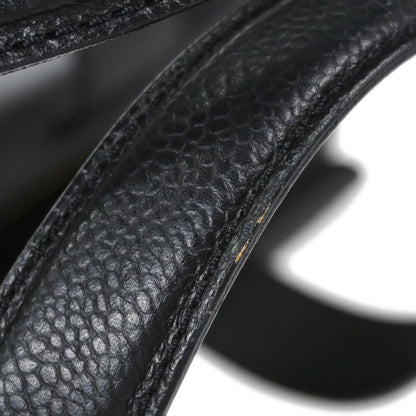 Chanel Black Caviar Skin Briefcase Business Handbag