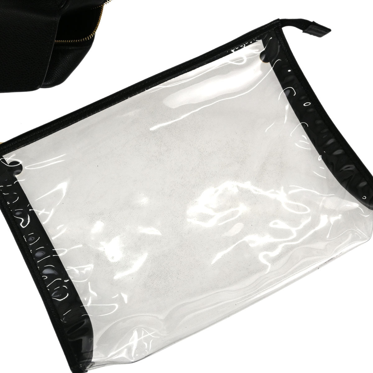 Chanel Black Caviar Skin Briefcase Business Handbag