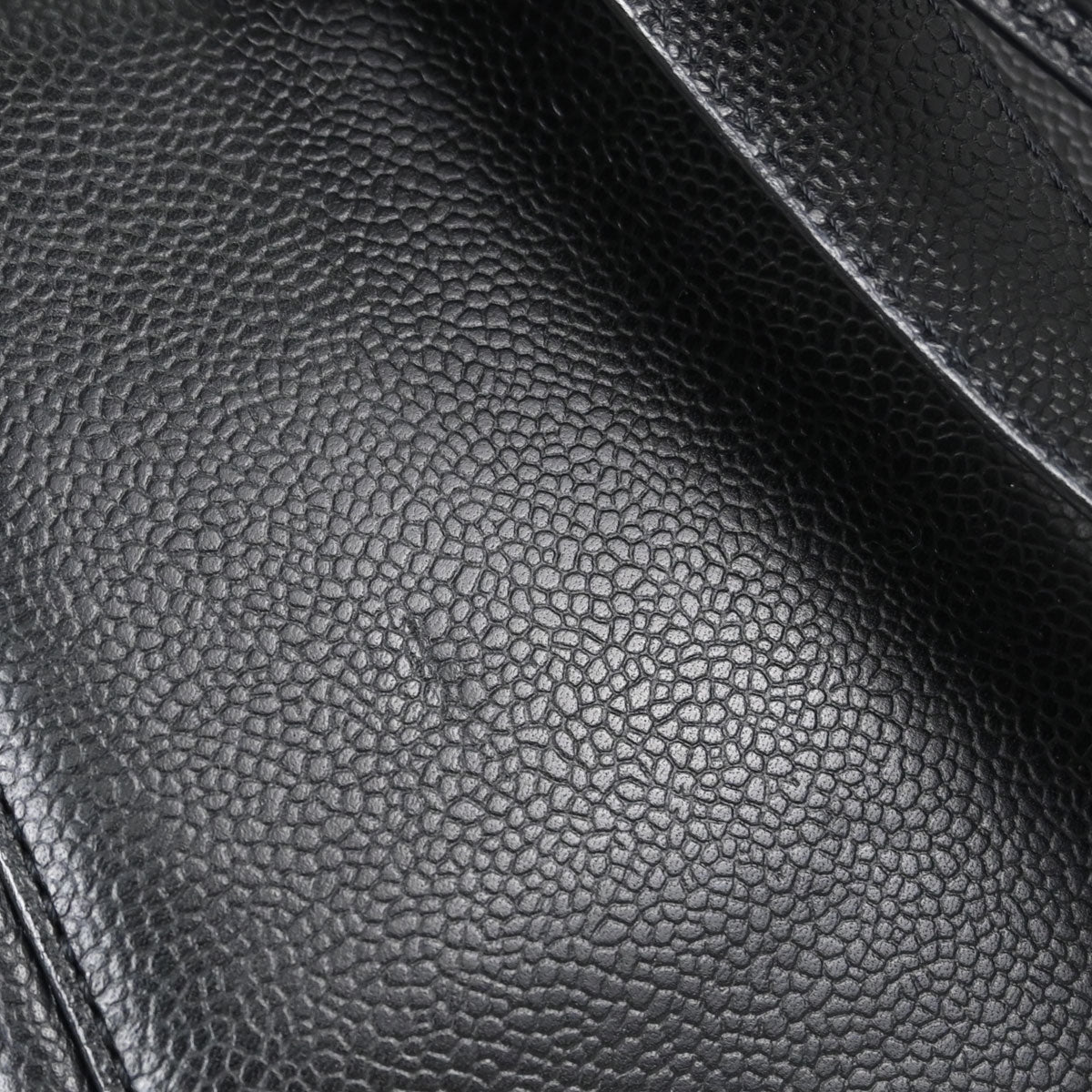 Chanel Black Caviar Skin Briefcase Business Handbag