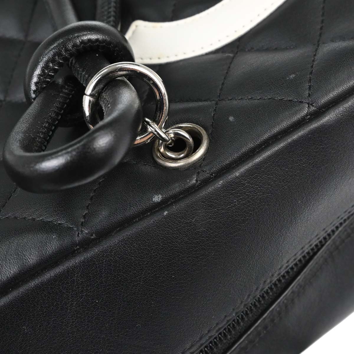 Chanel Black Calfskin Cambon Ligne Bowling Bag 27