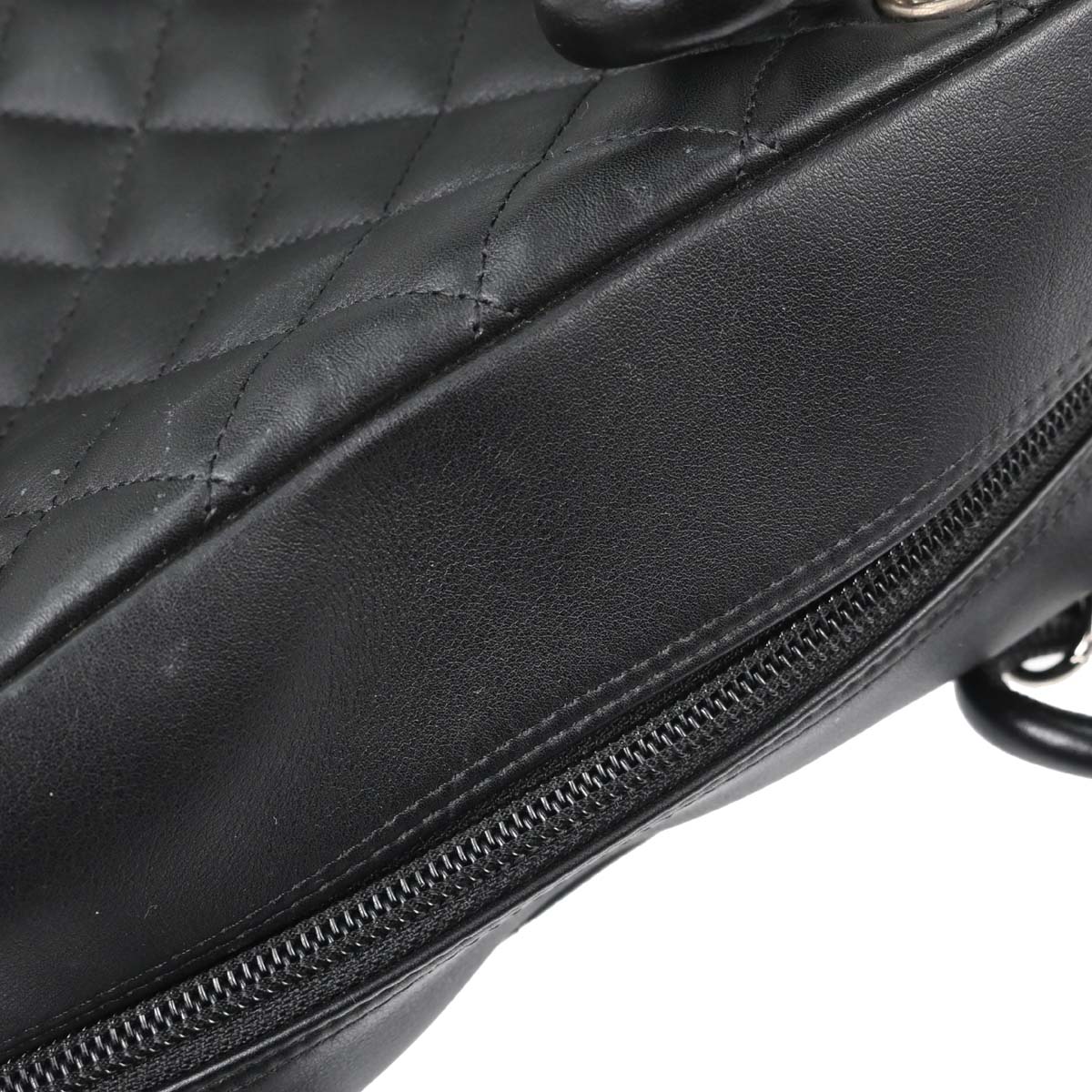 Chanel Black Calfskin Cambon Ligne Bowling Bag 27