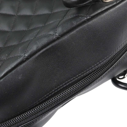 Chanel Black Calfskin Cambon Ligne Bowling Bag 27