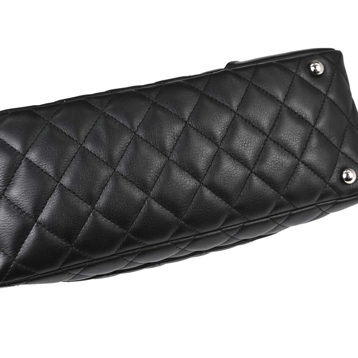 Chanel Black Calfskin Cambon Ligne Bowling Bag 27
