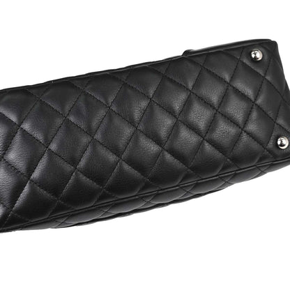 Chanel Black Calfskin Cambon Ligne Bowling Bag 27