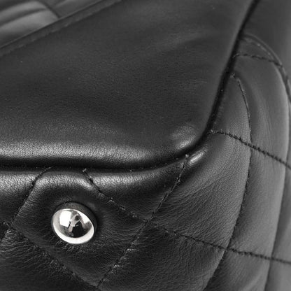 Chanel Black Calfskin Cambon Ligne Bowling Bag 27