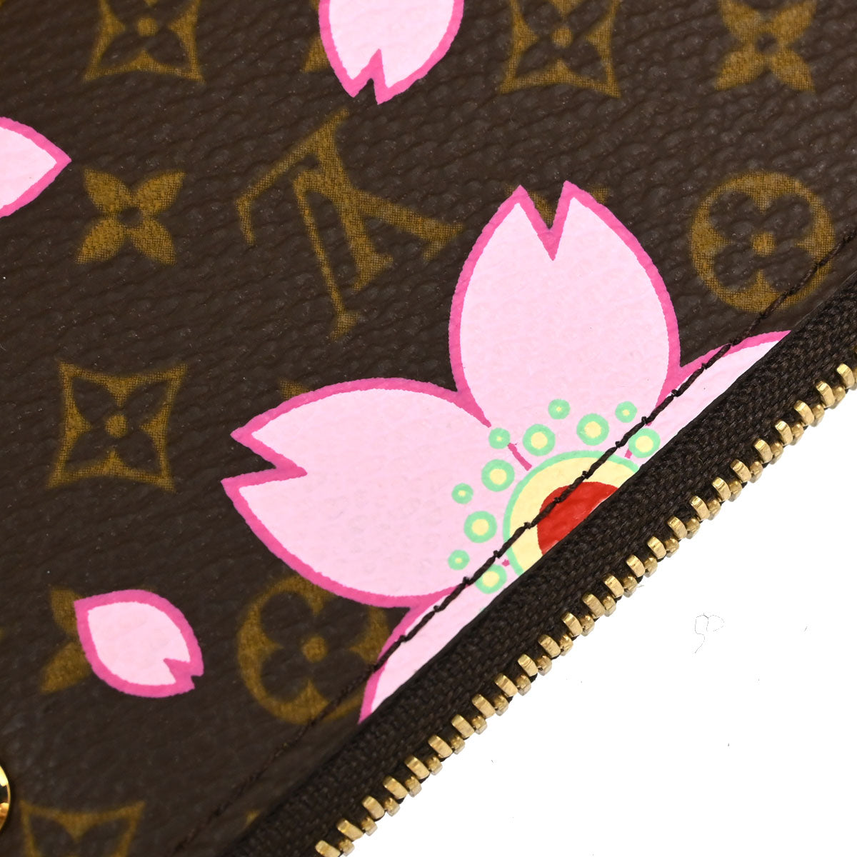 Louis Vuitton Cherry Blossom Pochette Cles Coin Wallet M92015