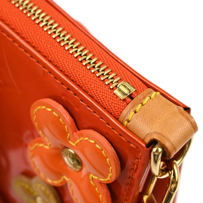 Louis Vuitton Orange Vernis Flower Lexington Handbag M92247
