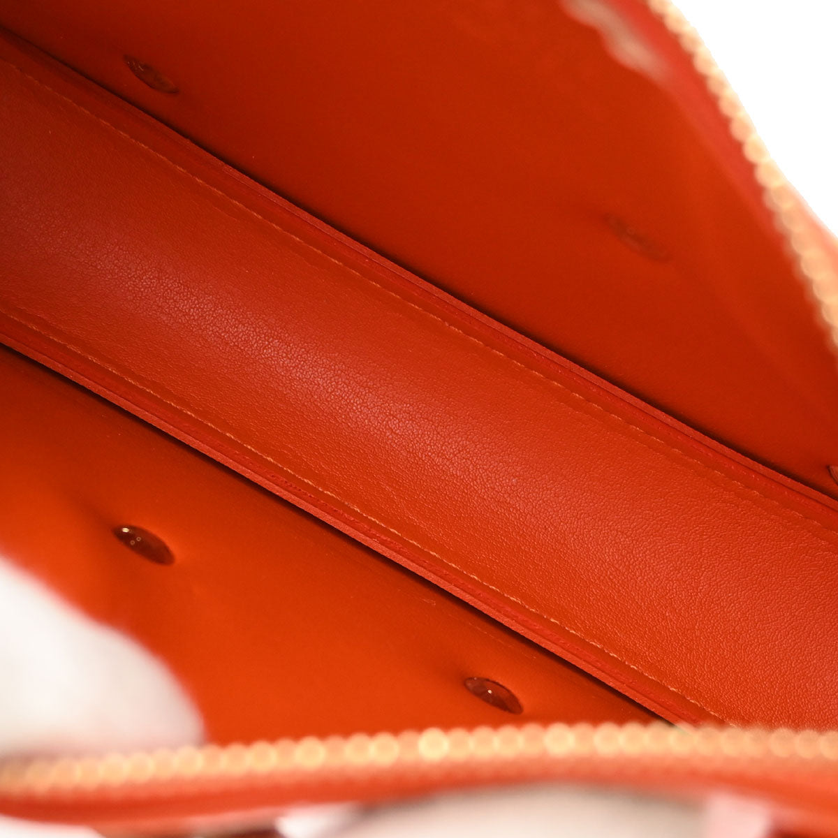 Louis Vuitton Orange Vernis Flower Lexington Handbag M92247