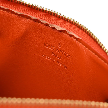 Louis Vuitton Orange Vernis Flower Lexington Handbag M92247