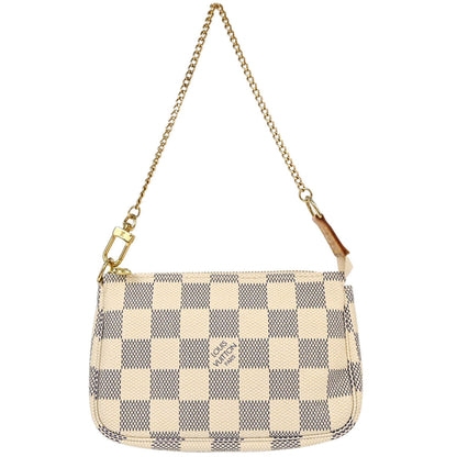 Louis Vuitton Damier Azur Mini Pochette Accessoires Handbag N58010