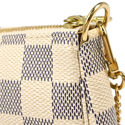 Louis Vuitton Damier Azur Mini Pochette Accessoires Handbag N58010