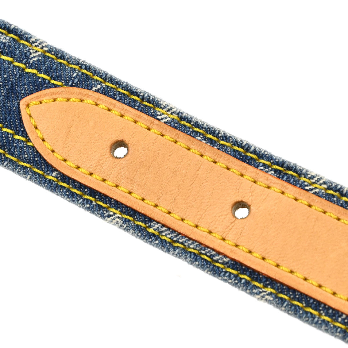 Louis Vuitton Blue Monogram Ceinture Belt M6921U #90/36 Small Good