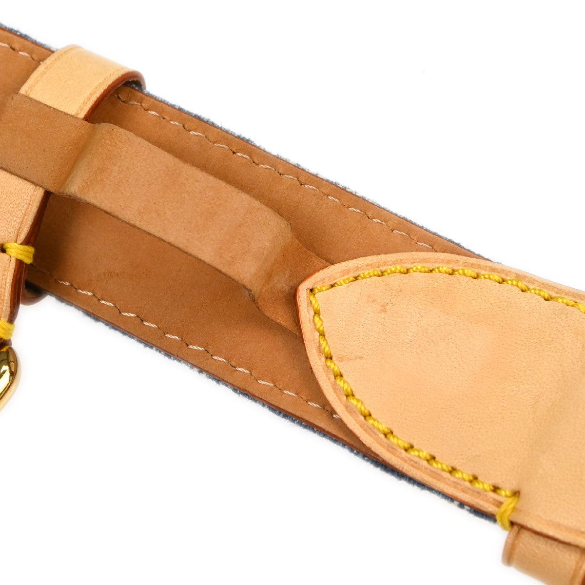 Louis Vuitton Blue Monogram Ceinture Belt M6921U #90/36 Small Good