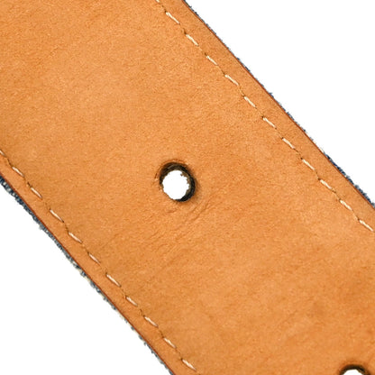 Louis Vuitton Blue Monogram Ceinture Belt M6921U #90/36 Small Good