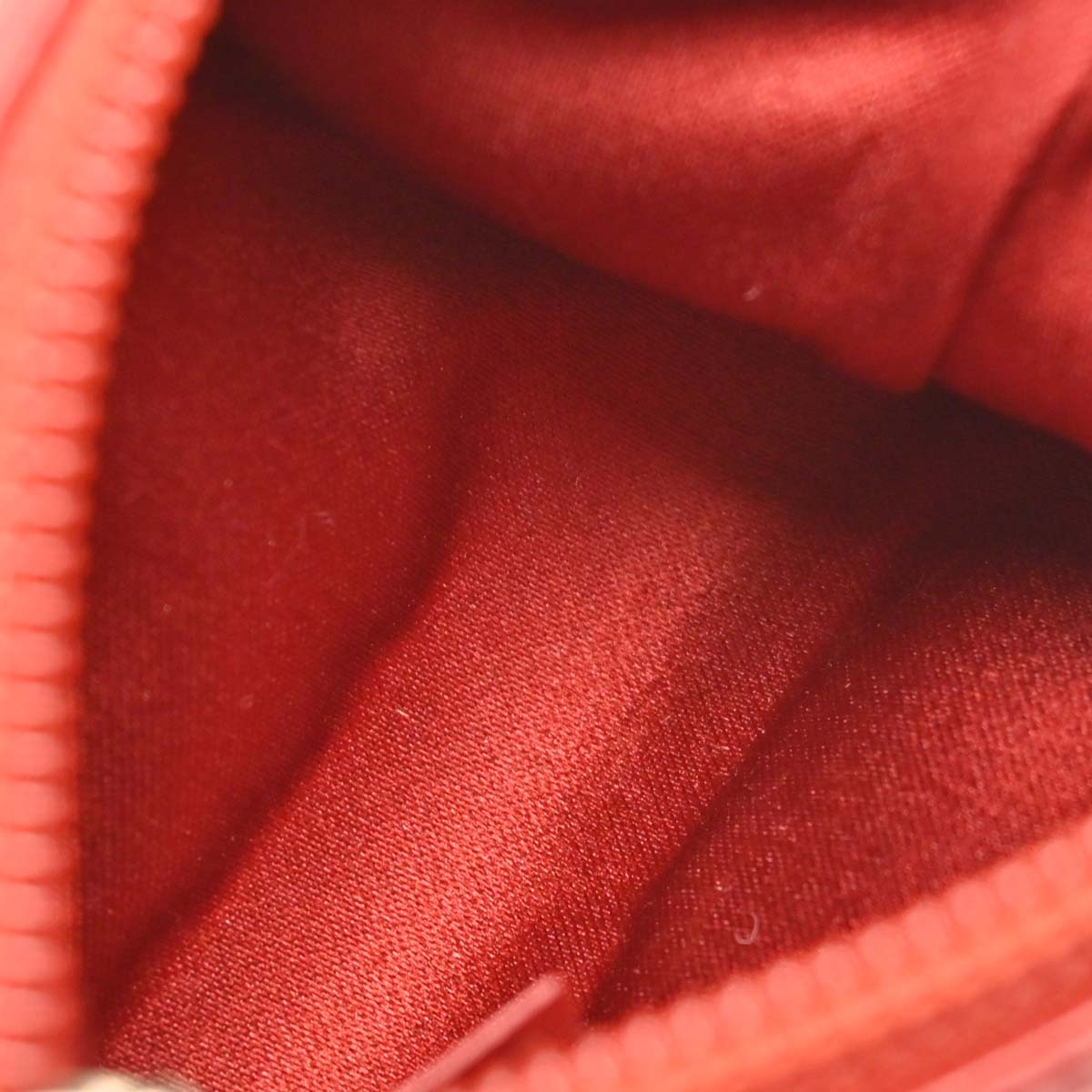Chanel 2011 Red Lambskin Coin Purse Wallet