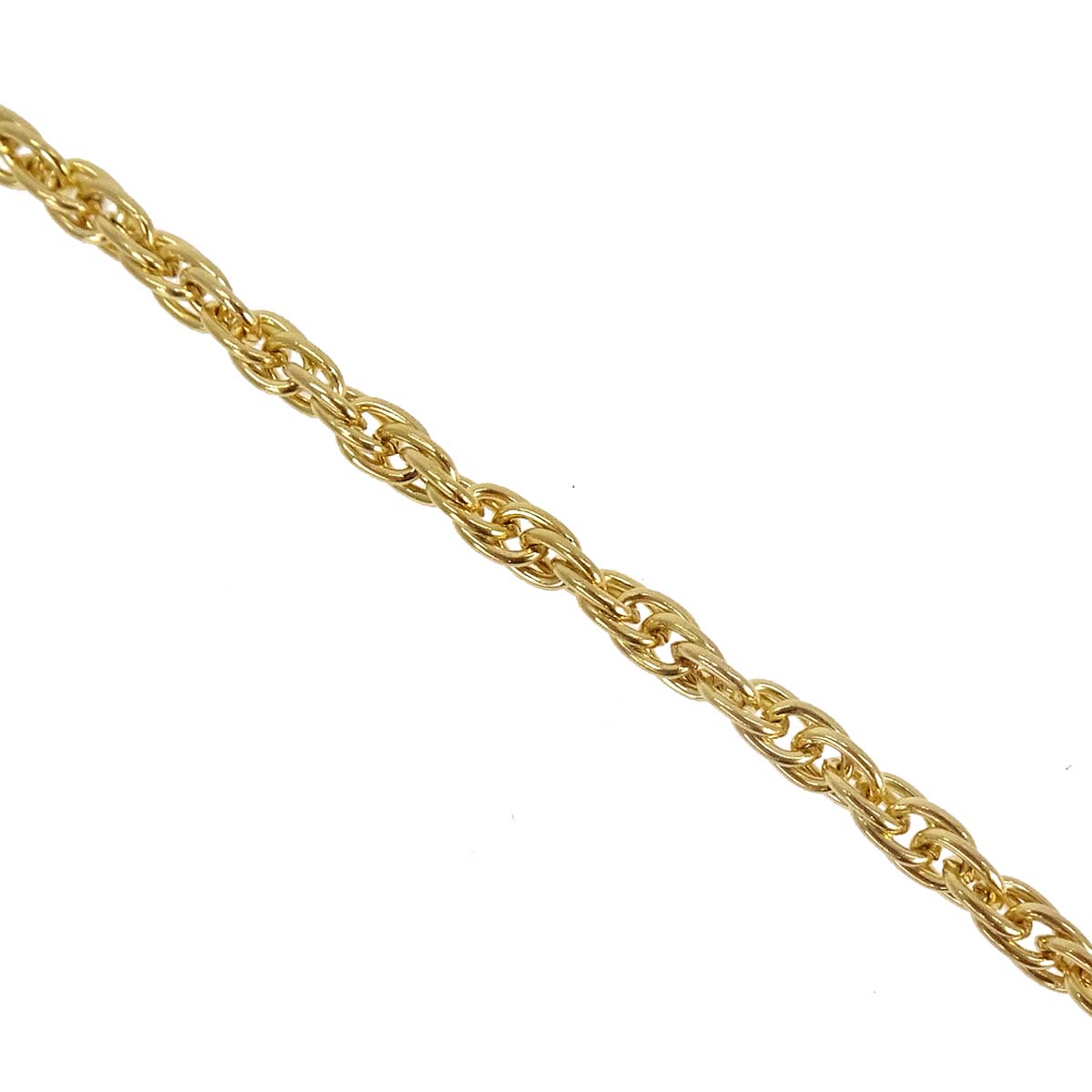 Chanel Heart Chain Pendant Necklace Gold 1982