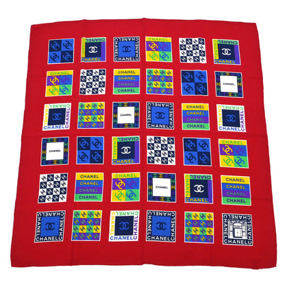 Chanel Red Scarf Small Good