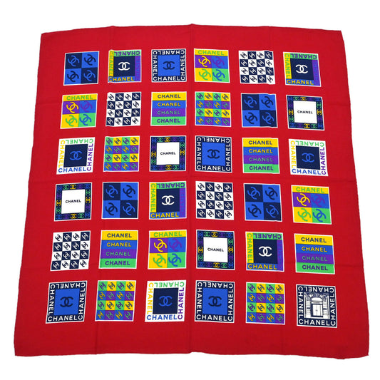 Chanel Red Scarf Small Good