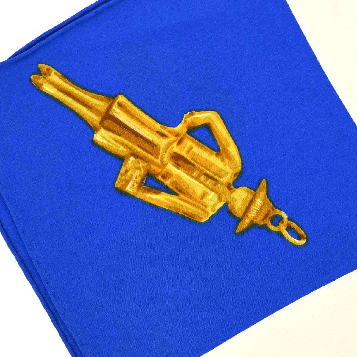 Chanel Blue Icon Scarf Small Good