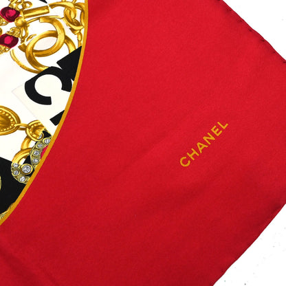 Chanel CC Logo Silk Scarf 90