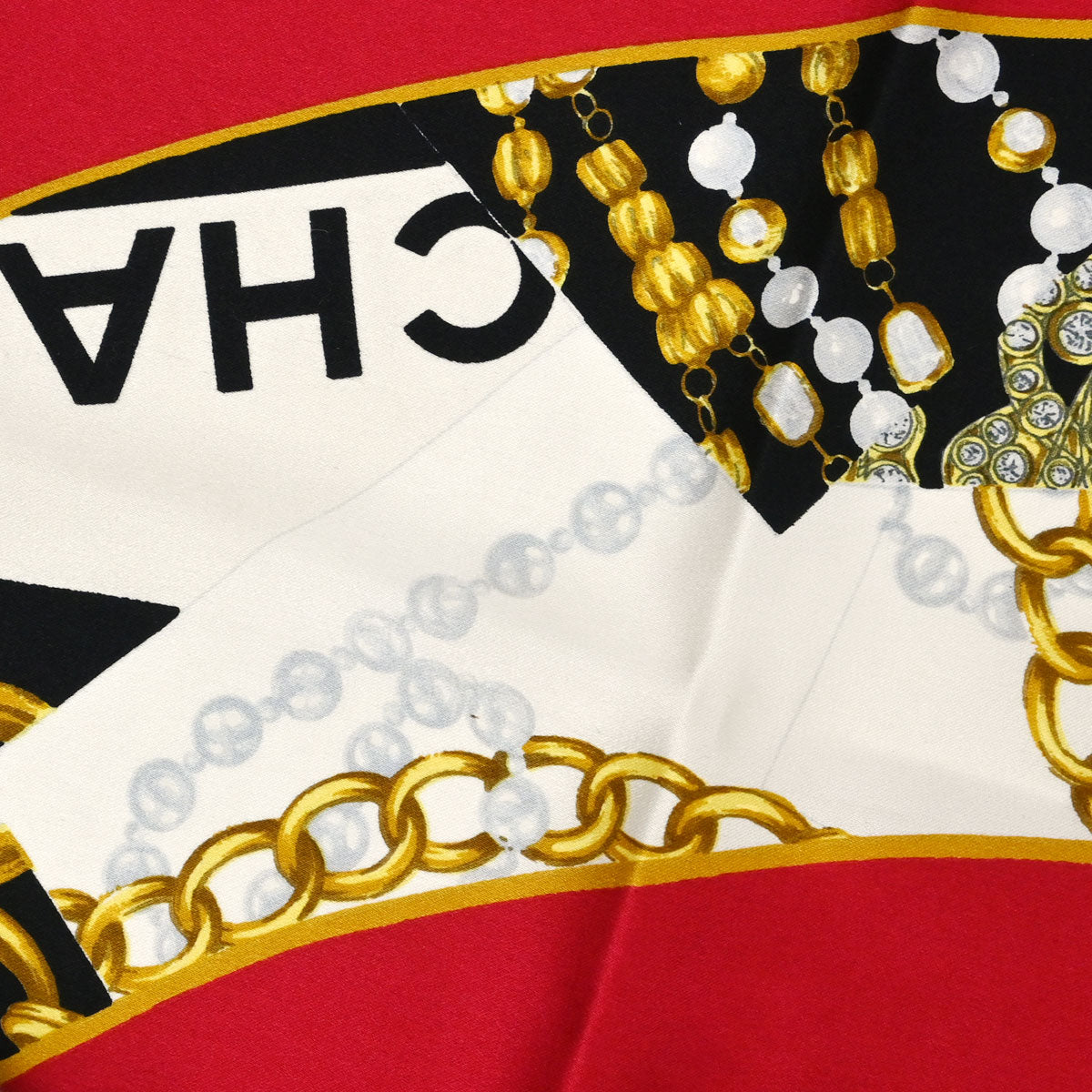 Chanel CC Logo Silk Scarf 90
