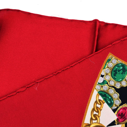 Chanel CC Logo Silk Scarf 90