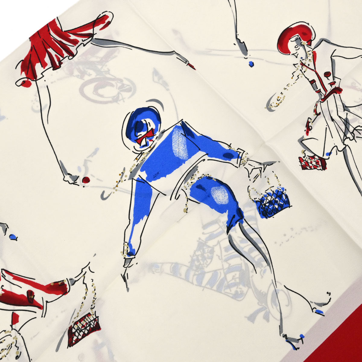 Chanel Mademoiselle Print Silk Scarf 90