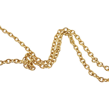 Christian Dior Heart Necklace Pendant Gold