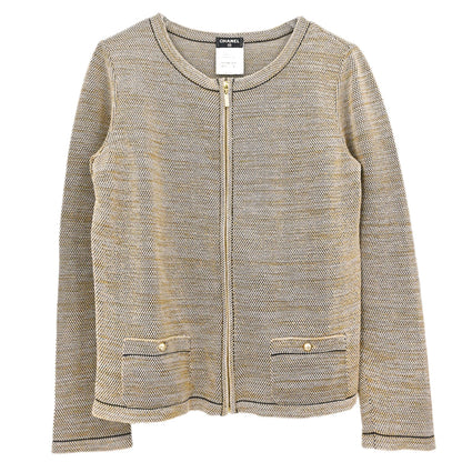 Chanel 2011 Cardigan Beige #38