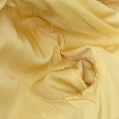 Chanel 1999 Single Breasted Jacket Tweed Yellow #38