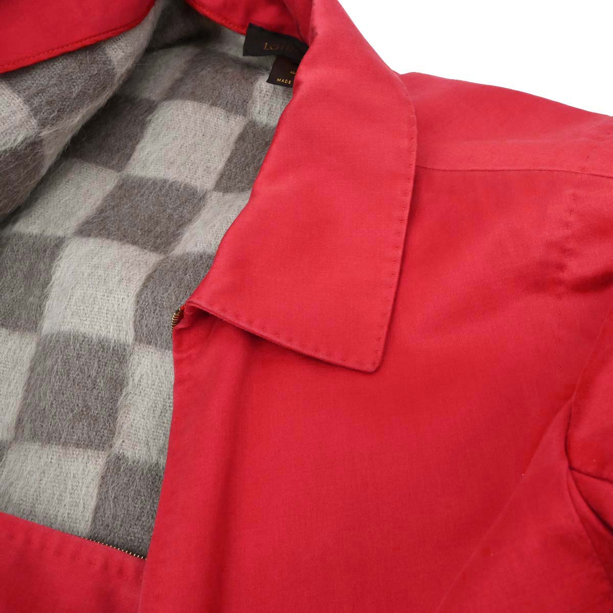 Louis Vuitton Zip-Up Jacket Red #34