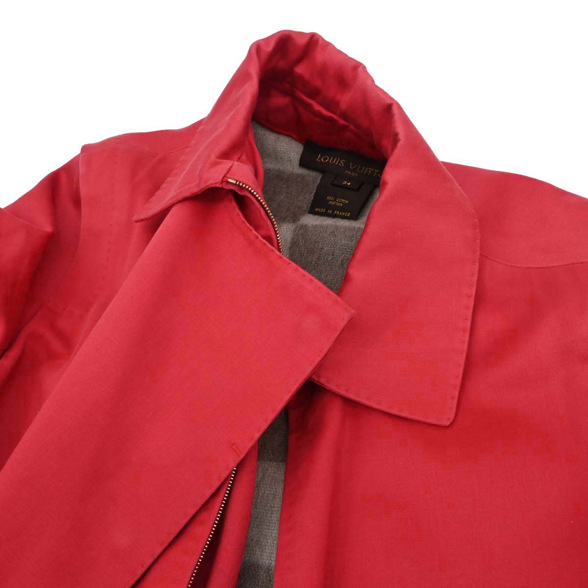 Louis Vuitton Zip-Up Jacket Red #34