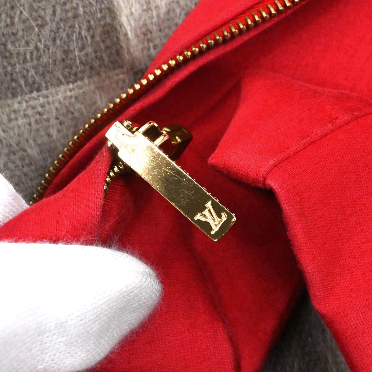 Louis Vuitton Zip-Up Jacket Red #34