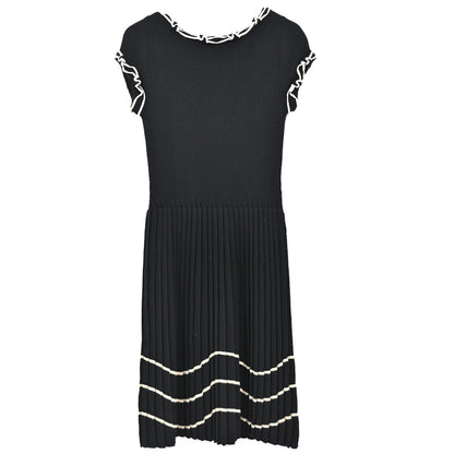 Chanel 2007 Short Sleeve Dress Black #36