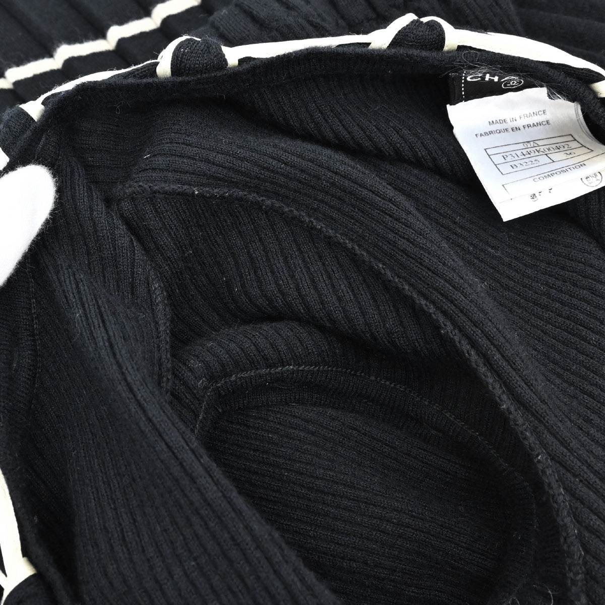 Chanel 2007 Short Sleeve Dress Black #36