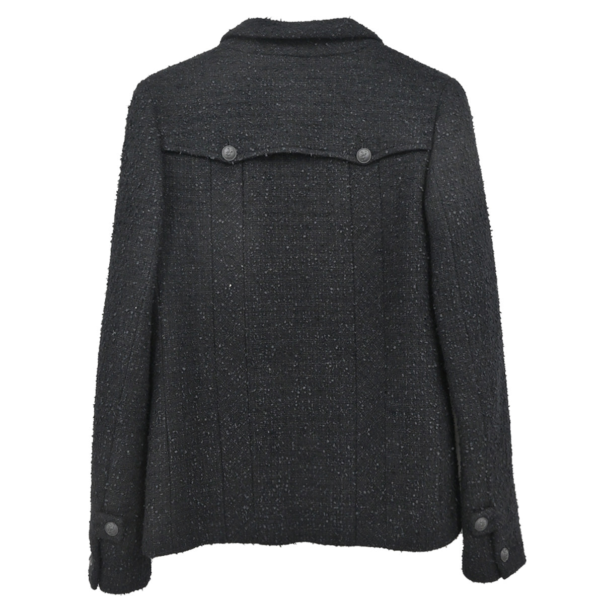 Chanel 2004 Tweed Jacket Black #34