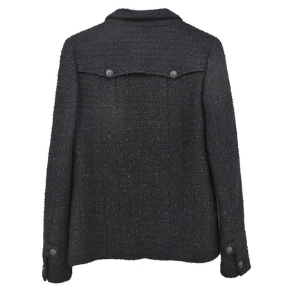 Chanel 2004 Tweed Jacket Black #34